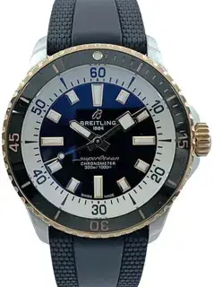 Breitling Breitling Superocean 42 U17375211B1S1 U17375.300M 42mm Rose gold and Stainless steel Black