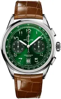 Breitling Breitling Premier AB0145371L1P1 42mm Stainless steel Green