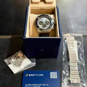Breitling Breitling Chronomat PB0136251C1S1 44mm Platinum and Stainless steel Blue