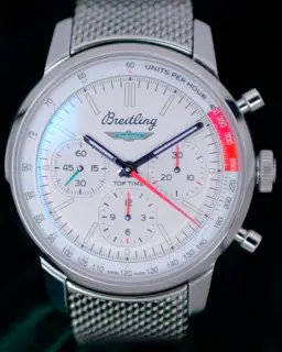 Breitling Breitling Top Time AB0176 41mm Stainless steel White