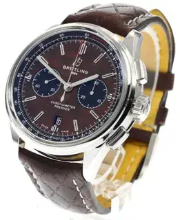 Breitling Breitling Premier AB0118 42mm Stainless steel Brown