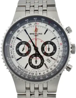 Breitling Breitling Montbrillant A23351 47mm Stainless steel Black and White