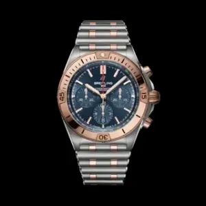 Breitling Breitling Chronomat UB0134101C1U1 42mm Rose gold and Stainless steel Blue