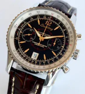 Breitling Breitling Montbrillant A48330 43mm Stainless steel Black