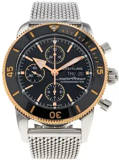 Breitling Breitling Superocean Heritage U13313 44mm Rose gold and Stainless steel Black