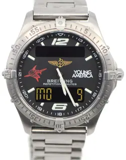 Breitling Breitling Aerospace E65362 39mm Titanium Black