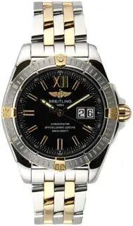 Breitling Breitling Galactic B49350 41mm Yellow gold and Stainless steel Black