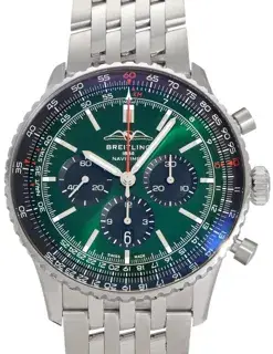 Breitling Breitling Navitimer AB0137241L1A1 46mm Stainless steel Green