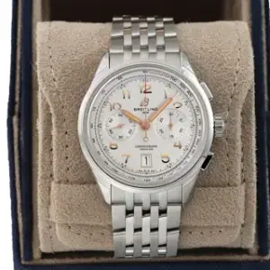 Breitling Breitling Premier AB0145211G1A1 42mm Stainless steel Beige