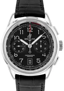 Breitling Breitling Premier AB0145221B1P2 42mm Stainless steel Black