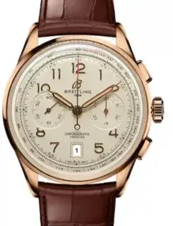 Breitling Breitling Premier RB0145371G1P2 42mm Rose gold Beige