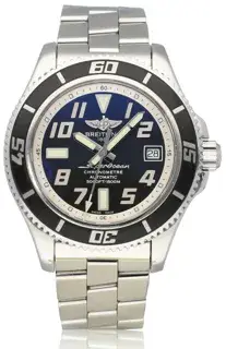 Breitling Breitling Superocean 42 Stainless steel Black