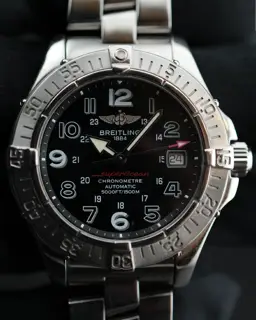 Breitling Breitling Superocean A17360 42mm Stainless steel Black