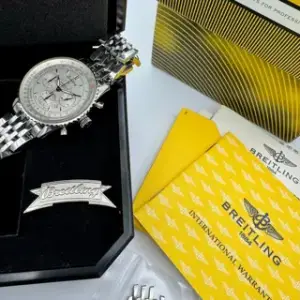 Breitling Breitling Montbrillant A41030 38mm Stainless steel Silver