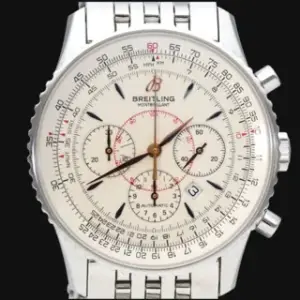 Breitling Breitling Montbrillant A41370 38mm Stainless steel White