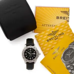 Breitling Breitling Superocean A17360 41mm Stainless steel Black
