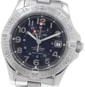 Breitling Breitling Colt GMT A32350 40mm Stainless steel Black