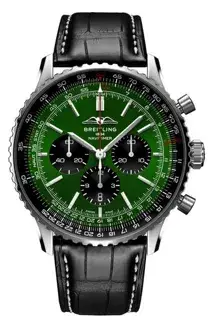 Breitling Breitling Navitimer 46mm Stainless steel Green