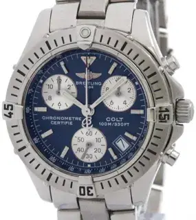Breitling Breitling Colt A73350 38mm Stainless steel Blue and Silver
