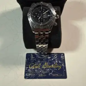 Breitling Breitling Chronomat A13356 42mm Stainless steel Black and Silver