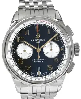 Breitling Breitling Premier AB0118A21B1X1 42mm Stainless steel Black
