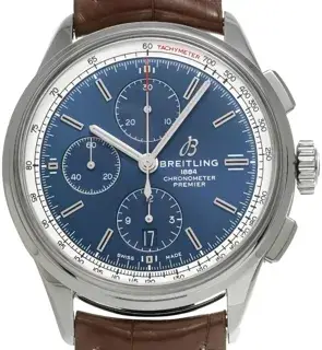 Breitling Breitling Premier A13315351C1P1 42mm Stainless steel Blue