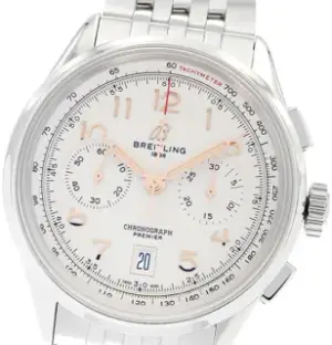 Breitling Breitling Premier AB0145 42mm Stainless steel Beige