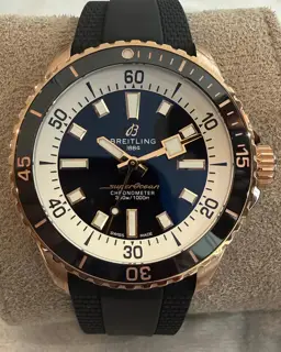 Breitling Breitling Superocean R17375211B1S1 42mm Rose gold Black