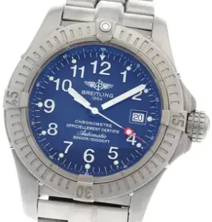 Breitling Breitling Avenger E17370 44mm Titanium Navy blue