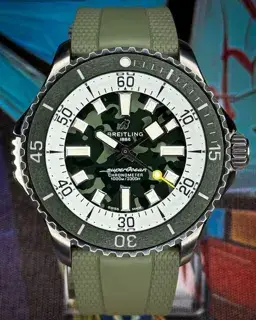 Breitling Breitling Superocean E10379 46mm Titanium Green