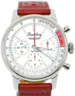 Breitling Breitling Top Time AB0176 41mm Stainless steel White