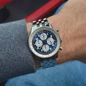 Breitling Breitling Navitimer A33030 38mm Stainless steel Blue