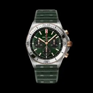 Breitling Breitling Chronomat UB0134131L1S1 42mm Rose gold and Stainless steel Green