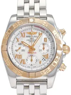 Breitling Breitling Chronomat CB0140 41mm K18 yellow gold stainless White
