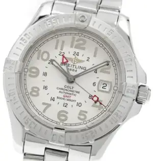 Breitling Breitling Colt GMT A32350 40mm Stainless steel Silver