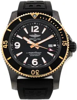 Breitling Breitling Superocean U17368 46mm Rose gold and Stainless steel Black