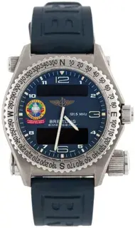 Breitling Breitling Emergency E56321 44mm Titanium Blue