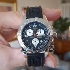 Breitling Breitling Emergency A73321 45mm Stainless steel Black