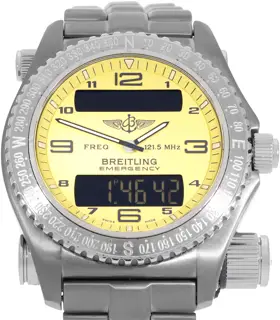 Breitling Breitling Emergency E56121.1 42mm Titanium Yellow
