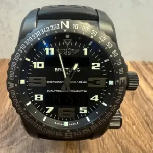 Breitling Breitling Emergency V76325U1/BC46/156S 51mm Titanium Black · V76325U1/BC46/156S