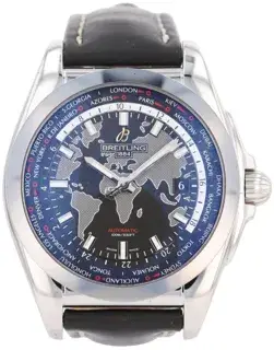 Breitling Breitling Galactic WB3510 44mm Stainless steel Black