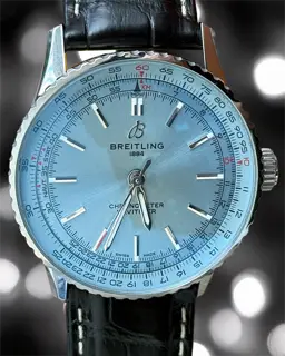 Breitling Breitling Navitimer A17329 41mm Stainless steel Ice blue