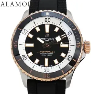 Breitling Breitling Superocean 42 U17375/U17375211B1S 42mm Rose gold and Stainless steel Black