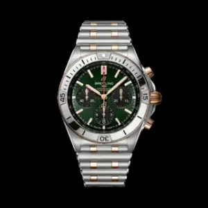 Breitling Breitling Chronomat UB0134131L1U1 42mm Rose gold and Stainless steel Green