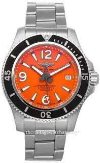 Breitling Breitling Superocean A17366D71O1A1 42mm Stainless steel Orange
