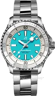 Breitling Breitling Superocean A17377211C1A1 36mm Stainless steel Turquoise