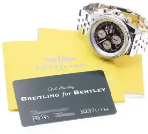 Breitling Breitling Bentley A13362 45mm Stainless steel Burgundy