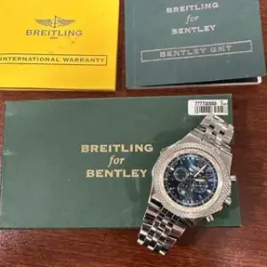Breitling Breitling Bentley A47362 49mm Stainless steel Blue
