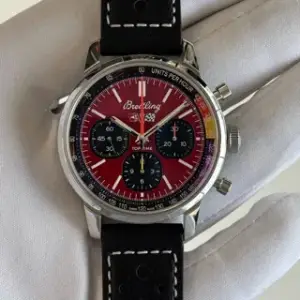 Breitling Breitling Top Time AB01761A1K1X1 41mm Stainless steel Red · AB01761A1K1X1