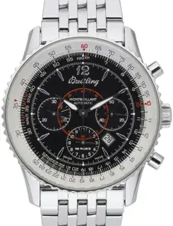 Breitling Breitling Montbrillant A41330 38mm Stainless steel Black